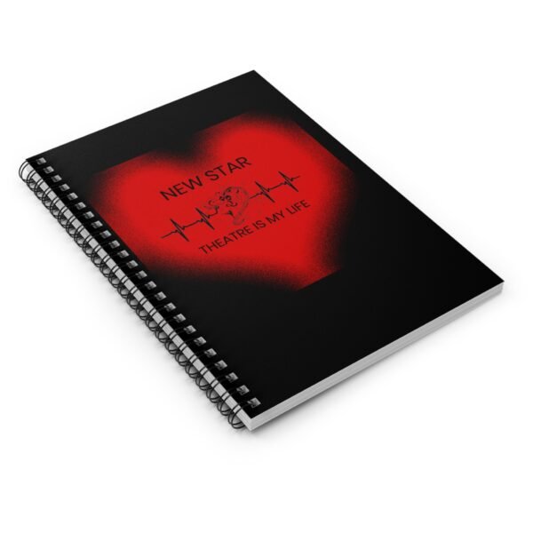 Theatre Is My Life Spiral Lined Page Notebook