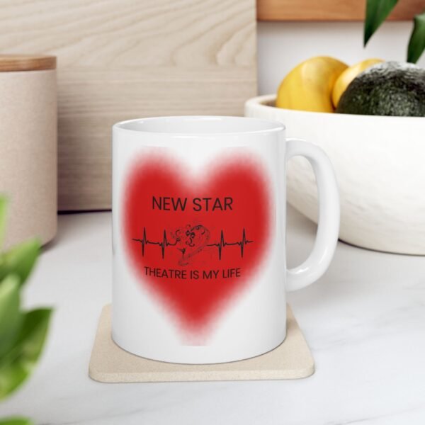 New Star - Theatre Is Life Mug 11oz (Ceramic Mug 11oz)