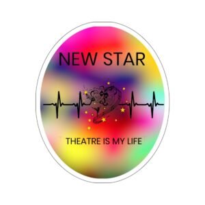 New Star Children's Theatre "Theatre Is My Life" (Kiss-Cut Stickers)