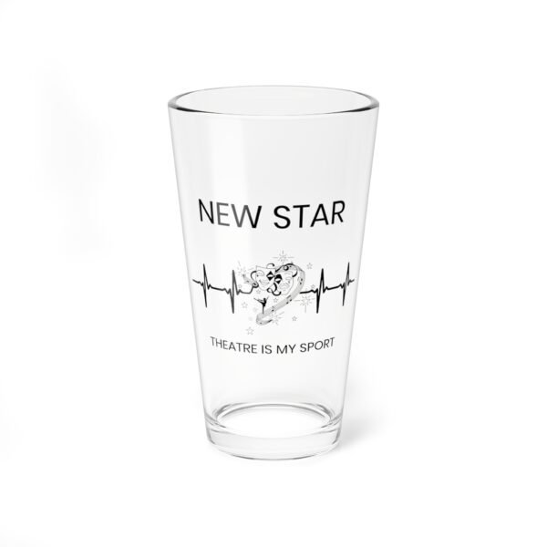 New Star "Theatre Is My Sport" 16oz Mixing Glass