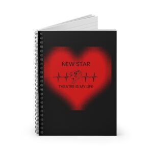 Theatre Is My Life Spiral Lined Page Notebook
