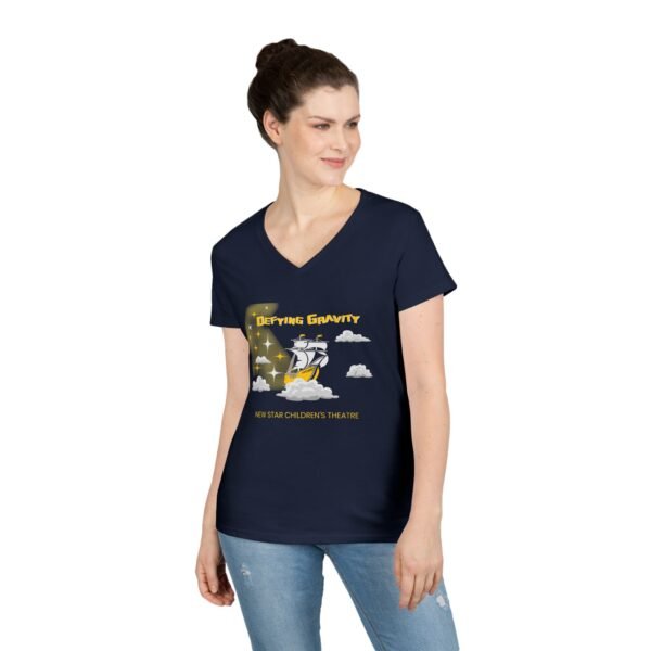 New Star Children's Theatre "Defying Gravity" Ladies' V-Neck T-Shirt - Image 15