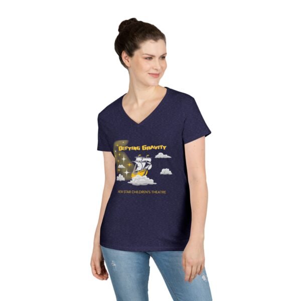 New Star Children's Theatre "Defying Gravity" Ladies' V-Neck T-Shirt - Image 18