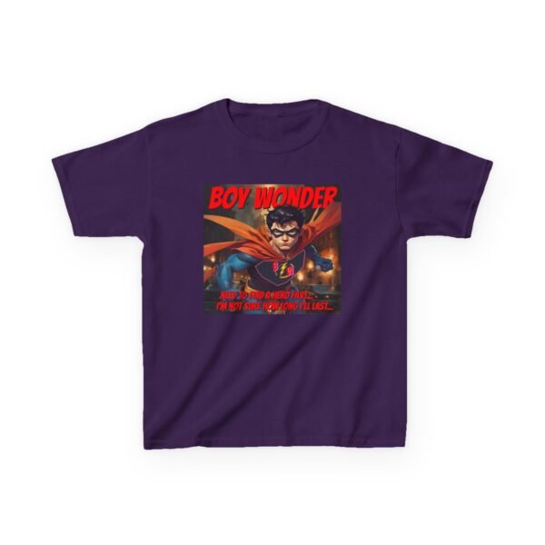 New Star Kids Superhero Tee - "Boy Wonder" Graphic Shirt for Young Fans - Image 17
