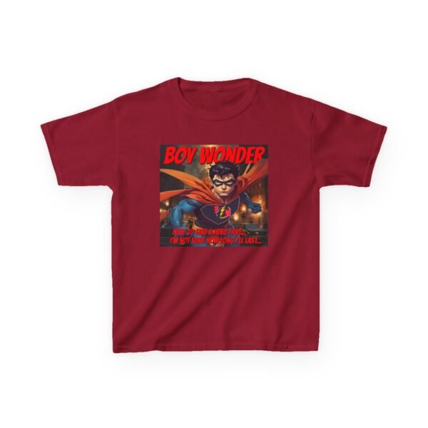 New Star Kids Superhero Tee - "Boy Wonder" Graphic Shirt for Young Fans - Image 25