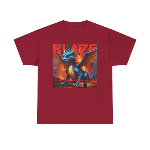 New Star Character Tee Featuring Blaze the Dragon on a Unisex Heavy Cotton Tee - Perfect for Fantasy Lovers - Image 45