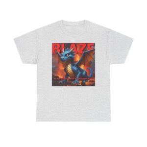 New Star Character Tee Featuring Blaze the Dragon on a Unisex Heavy Cotton Tee - Perfect for Fantasy Lovers