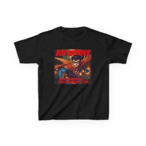 New Star Kids Superhero Tee - "Boy Wonder" Graphic Shirt for Young Fans