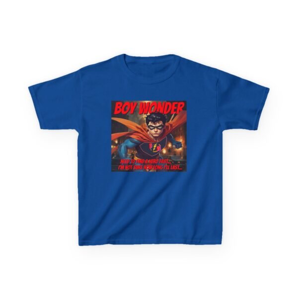 New Star Kids Superhero Tee - "Boy Wonder" Graphic Shirt for Young Fans - Image 13