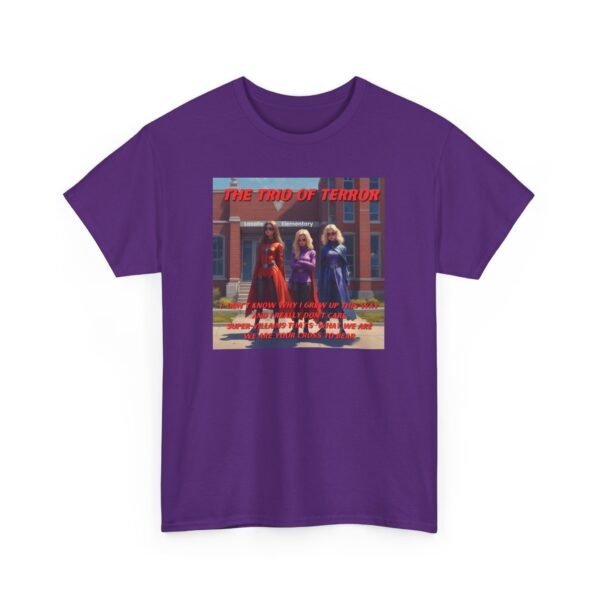 New Star Character Tee Featuring the Trio of Terror Unisex Heavy Cotton Tee - Image 39