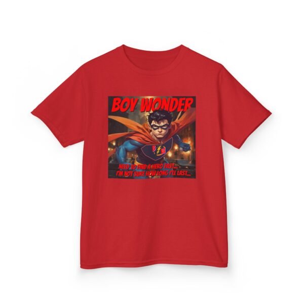 New Star Kids Superhero Tee - "Boy Wonder" Graphic Shirt for Young Fans - Image 23