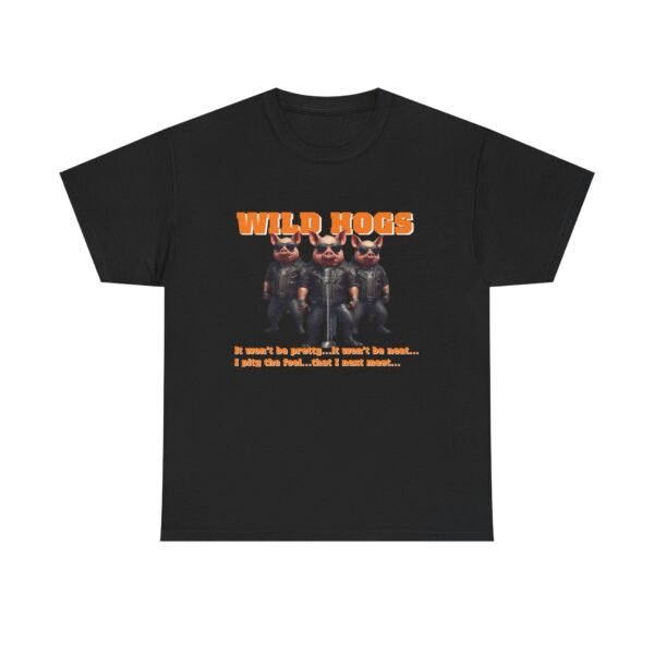 New Star Character Tee Wild Hogs Unisex Heavy Cotton Tee - Fun and Casual Graphic T-Shirt - Image 37