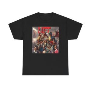 Vibrant New Star LIFT Character Tee - Unisex Heavy Cotton Tee – Celebrate life with Artful Design