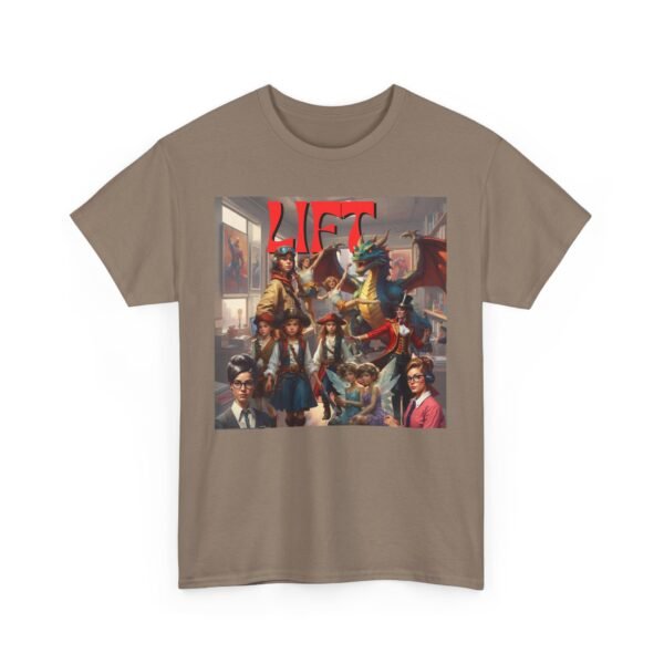 Vibrant New Star LIFT Character Tee - Unisex Heavy Cotton Tee – Celebrate life with Artful Design - Image 15