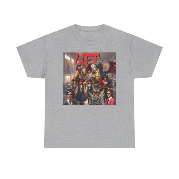 Vibrant New Star LIFT Character Tee - Unisex Heavy Cotton Tee – Celebrate life with Artful Design - Image 9