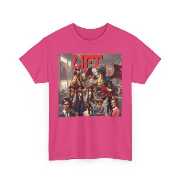 Vibrant New Star LIFT Character Tee - Unisex Heavy Cotton Tee – Celebrate life with Artful Design - Image 43