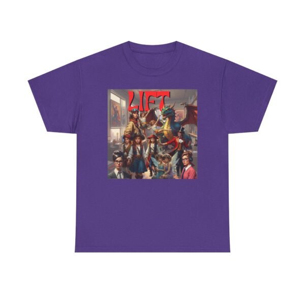 Vibrant New Star LIFT Character Tee - Unisex Heavy Cotton Tee – Celebrate life with Artful Design - Image 37