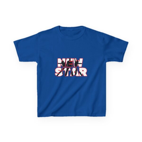 Kids New Star Silhouette Logo Tee - Fun Heavy Cotton T-Shirt for Young Performers - Image 73