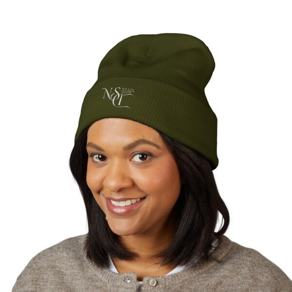 Classic Cuffed Beanie with Stylish New Star Logo Embroidery - Cozy Fashion Accessory - Image 8