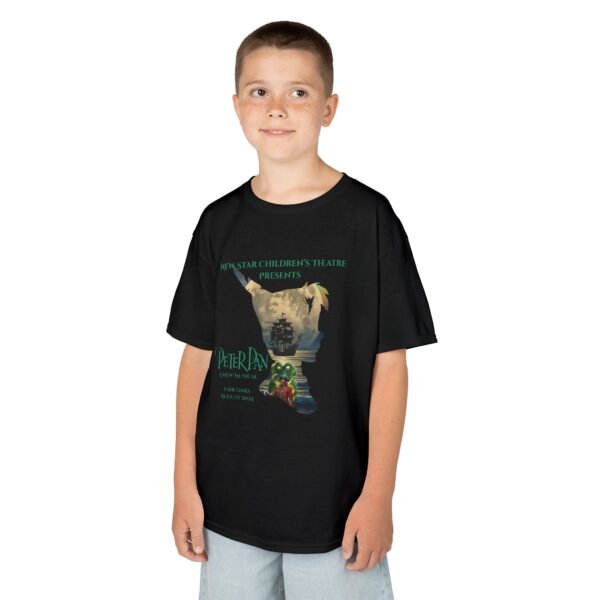 Kids T-Shirt Peter Pan Silhouette Moonlit Sea Jolly Roger Tinkerbell Crocodile Captain Hook - Image 6