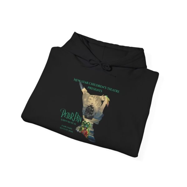 Hooded Sweatshirt Peter Pan Silhouette Captain Hook Tinker Bell - Image 3