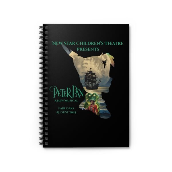 Peter Pan Spiral Notebook - Ruled Line for Theatre Lovers