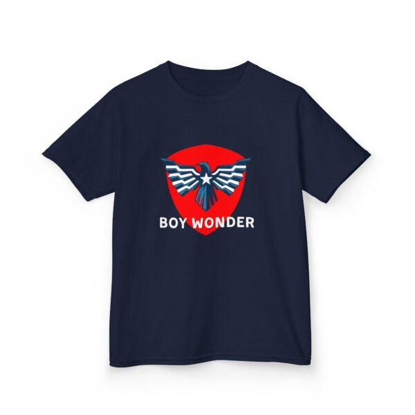 Kids Superhero Tee - Boy Wonder Design, Fun Kids Shirt, Gift for Young Heroes, Birthday Present, Youth Apparel, Playtime Outfit - Image 23
