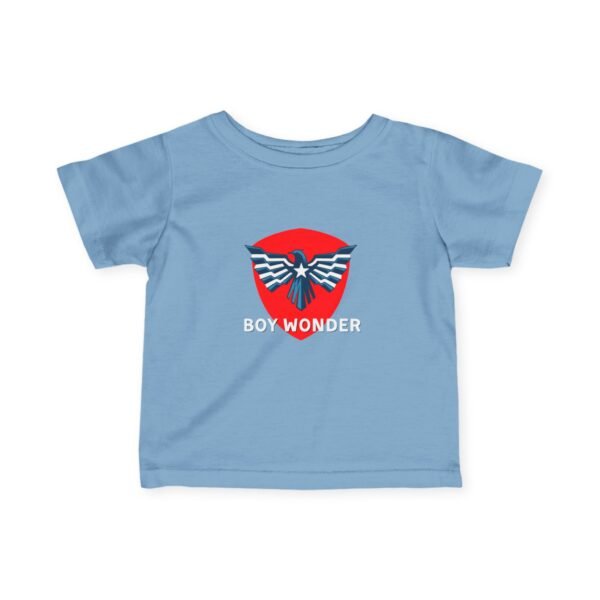 Boy Wonder Infant Tee - Cute Baby Clothing, Toddler Gift, Superhero Theme, Birthday Outfit, Kids Apparel - Image 4