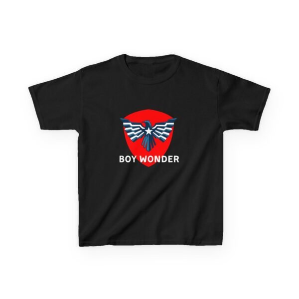 Kids Superhero Tee - Boy Wonder Design, Fun Kids Shirt, Gift for Young Heroes, Birthday Present, Youth Apparel, Playtime Outfit - Image 5
