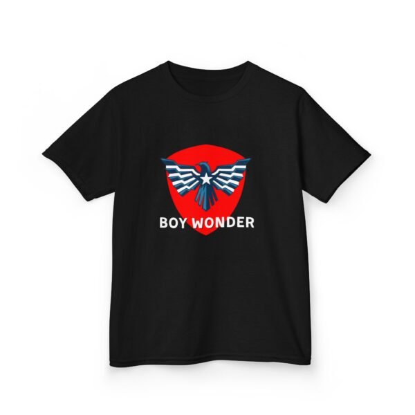 Kids Superhero Tee - Boy Wonder Design, Fun Kids Shirt, Gift for Young Heroes, Birthday Present, Youth Apparel, Playtime Outfit - Image 7
