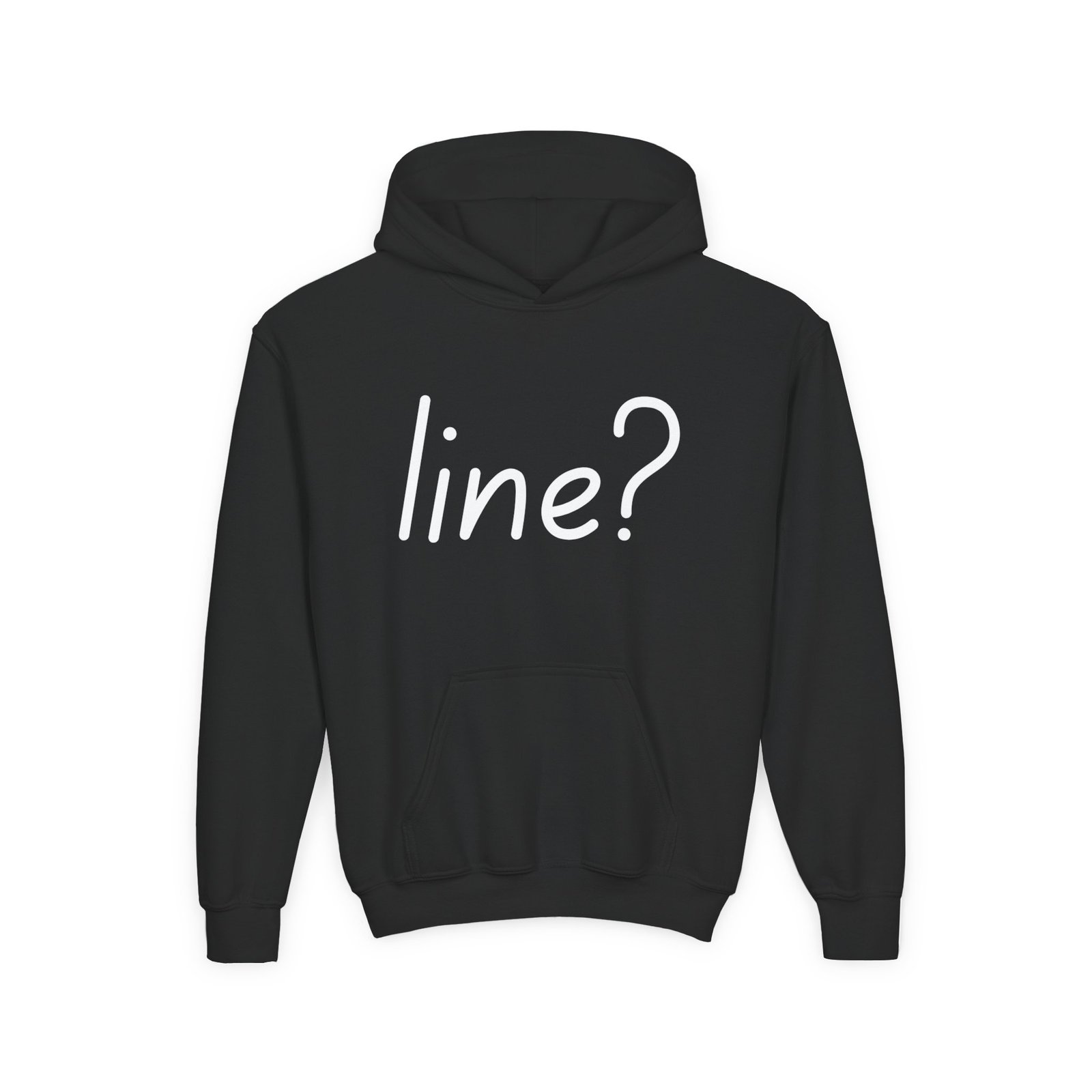 Youth Musical Theatre Funny Line Hoodie — Humor for Musical Theatre Fans