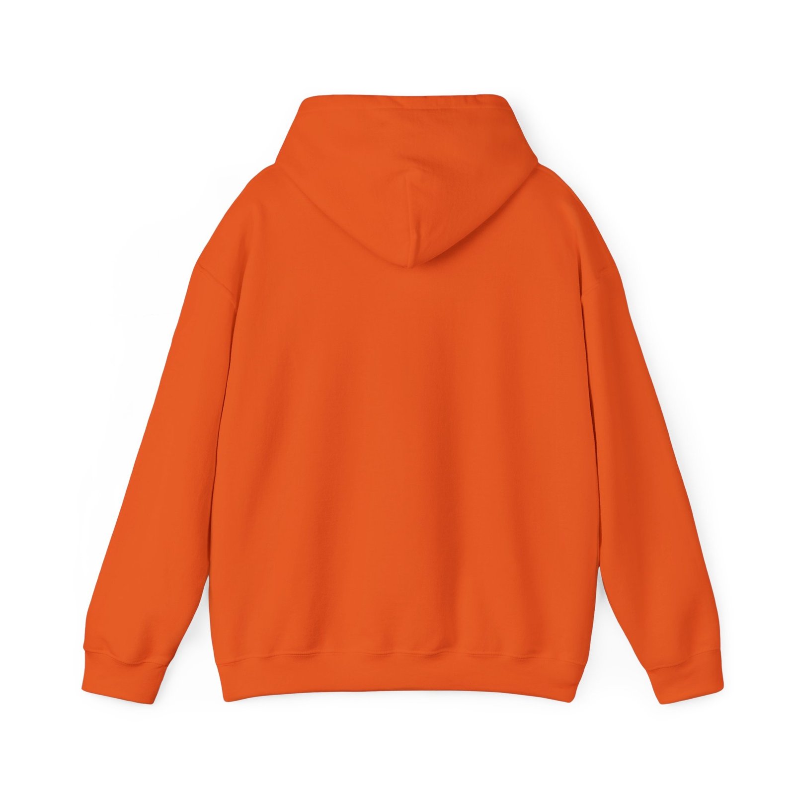 Hooded Sweatshirt Boy Blunder and the Trio of Terror (Back)- Orange
