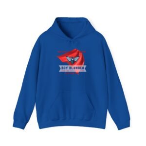 Hooded Sweatshirt - Boy Blunder and the Trio of Terror - Blue
